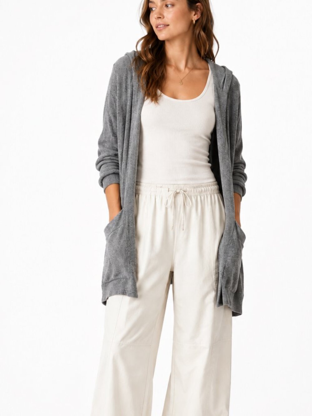 YOUNG FABULOUS & BROKE Ottowa hooded cardigan NWT